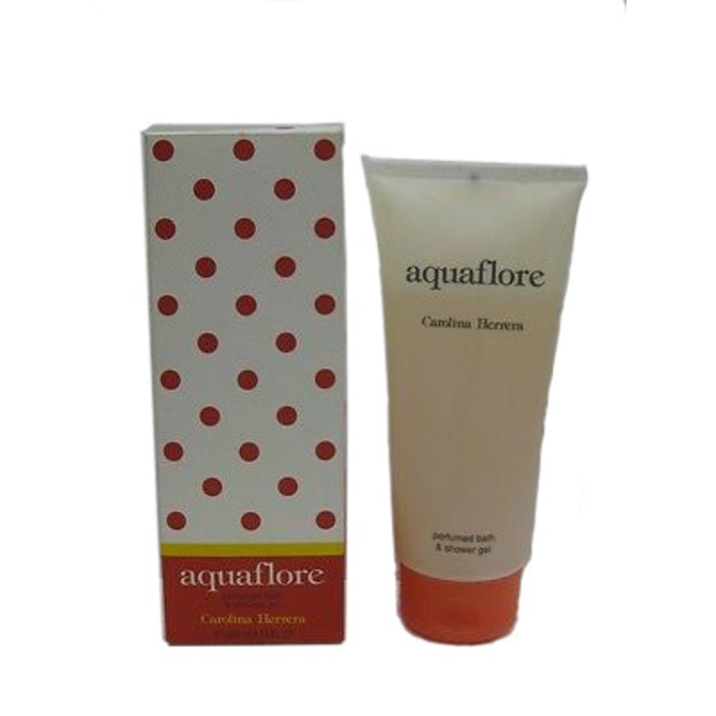 AquaFlore Shower Gel by Carolina Herrera 6.7 Oz. Shower Gel For Women