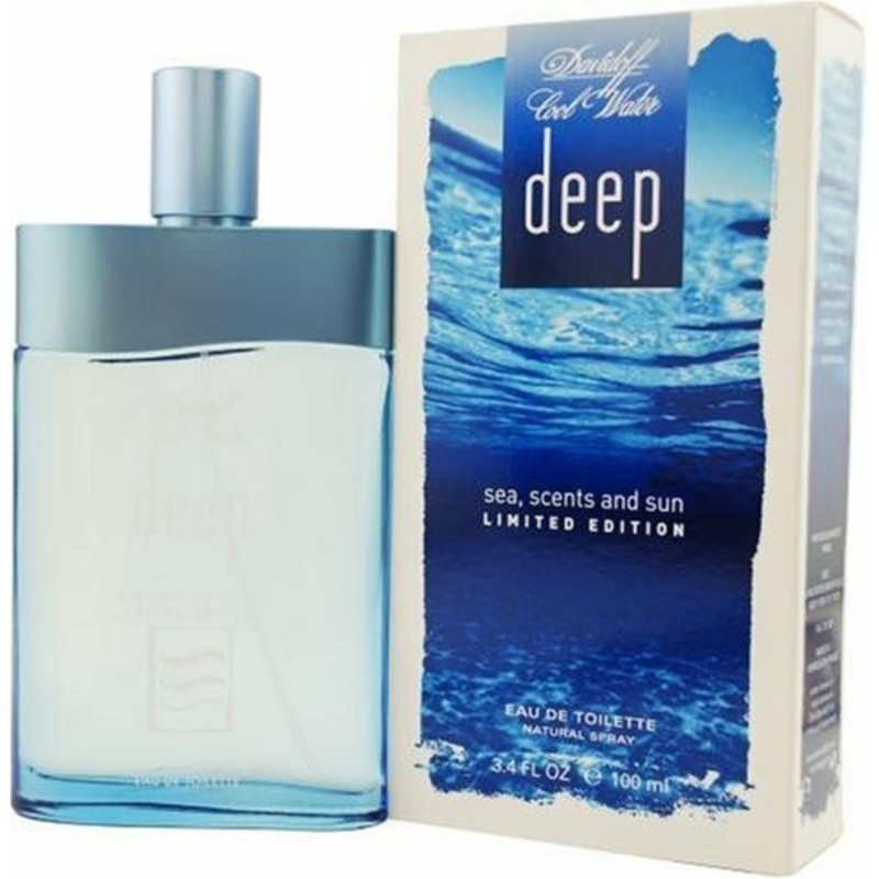 Cool Water Deep Sea by Davidoff 3.4 Oz. Eau De Toilette For Men
