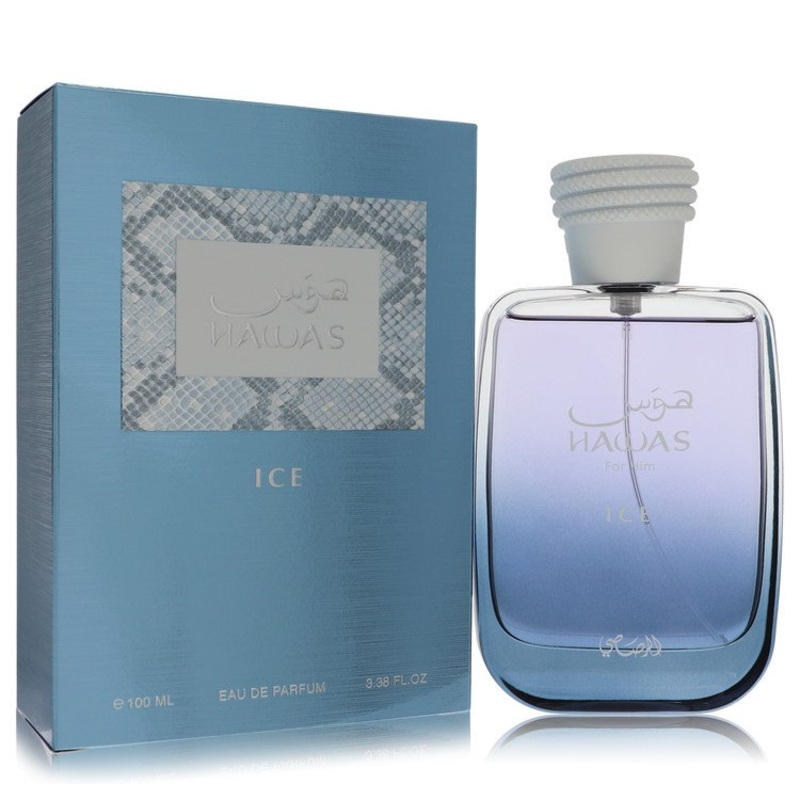 Hawas Ice by Rasasi Eau De Parfum Spray 3.3 oz for Men – Premium Designer Fragrance
