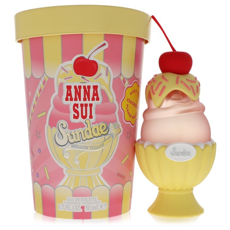 Anna Sui Sundae Mellow Yellow by Anna Sui For Women Eau De Toilette Spray 1.7 oz