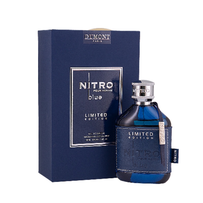 Dumont Nitro Blue Limited Edition Eau De Parfum 3.4 Oz