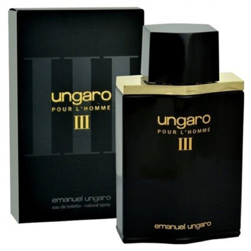 Ungaro Pour L’Homme III by Ungaro 3.4 Oz. Eau De Toilette For Men
