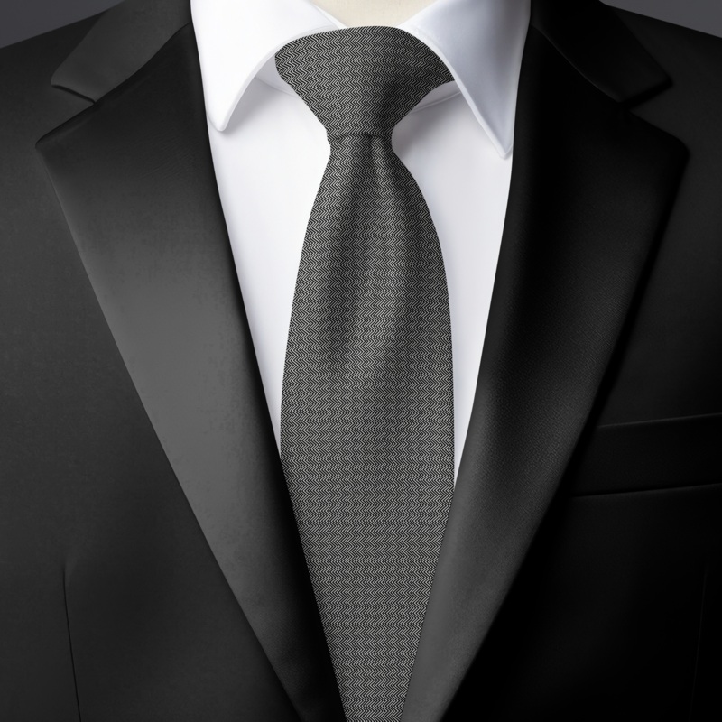 Chokore Dark Grey Silk Tie – Indian at Heart range