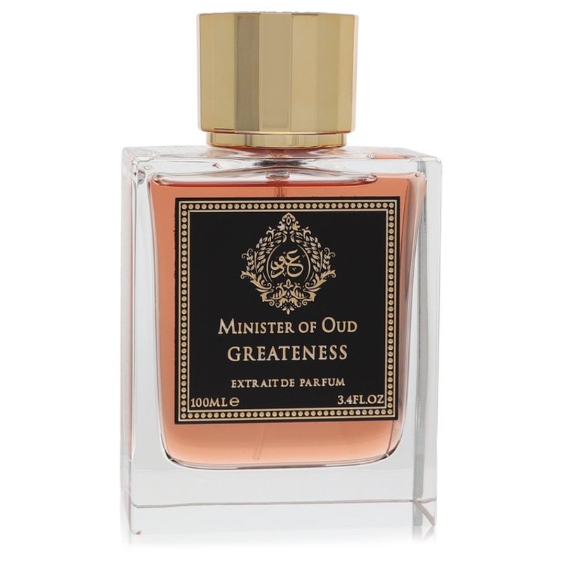 Minister of Oud Greatness by Fragrance World Extrait De Parfum Spray (Unboxed) 3.4 oz / 100 ml for Men