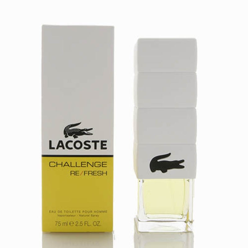 Challenge ReFresh by Lacoste 3.0 Oz. Eau De Toilette For Men