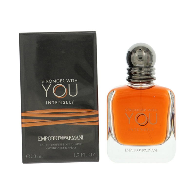 Emporio Armani Stronger With You Intensely By Giorgio Armani Cologne 1.7 Oz Edp Spray For Men – Box