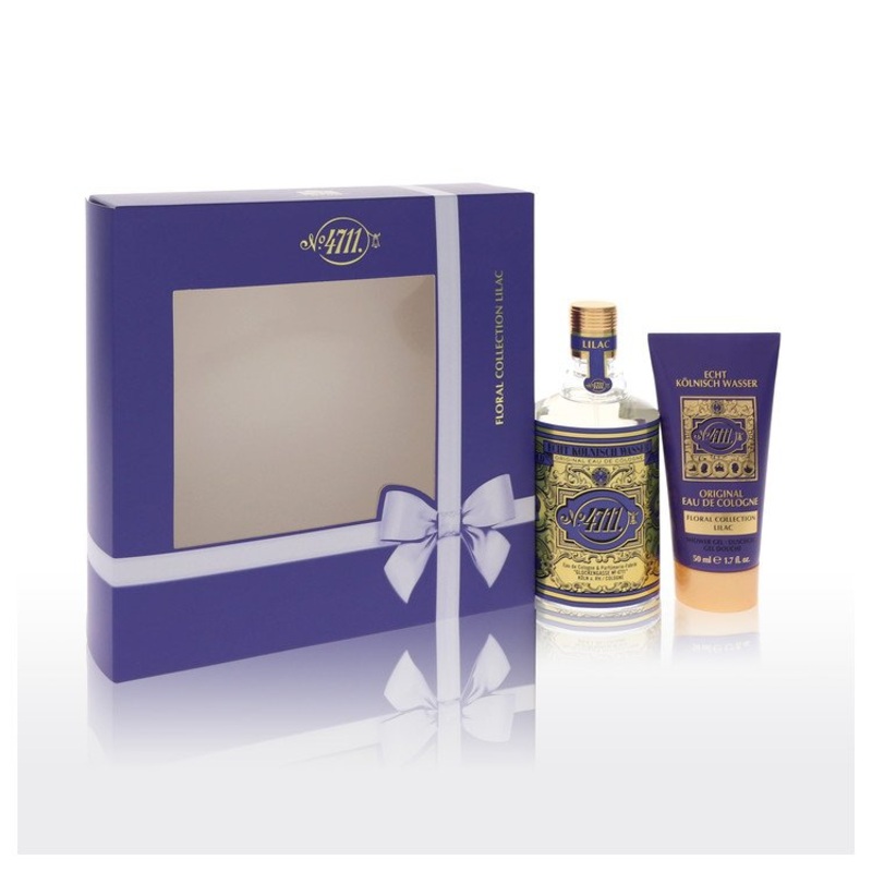 4711 Lilac by 4711 – Gift Set (Unisex) Gift Set (Unisex) — 3.4 oz Eau De Cologne Spray + 1.7 oz Shower Gel