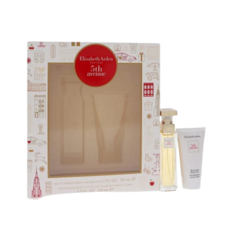 5Th Avenue by Elizabeth Arden – Women Gift Set Gift Set — 1 oz Eau De Parfum Spray + 1.7 oz Body Lotion