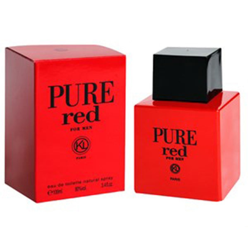 Pure Red by Karen Low 3.4 Oz. Eau De Toilette For Men