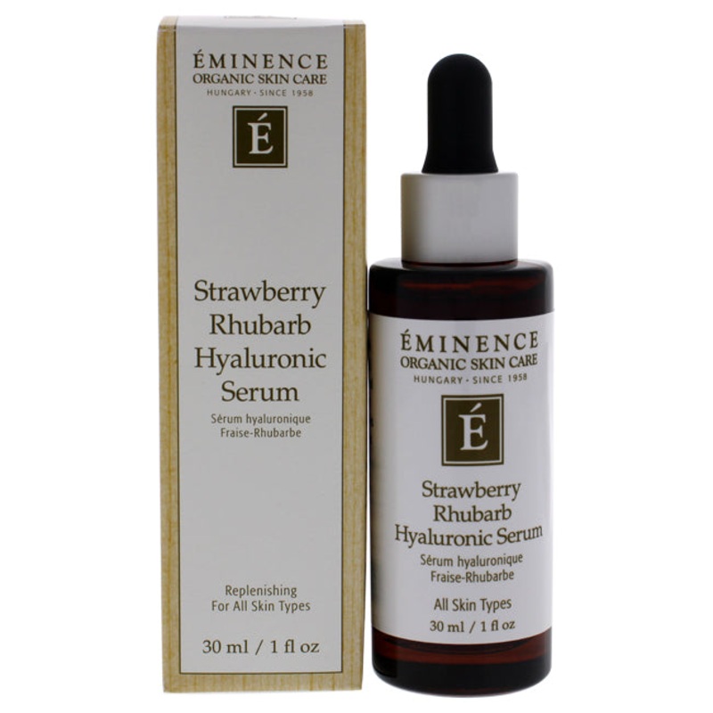 Strawberry Rhubarb Hyaluronic Serum by Eminence for Unisex – 1 oz Serum 1 oz.