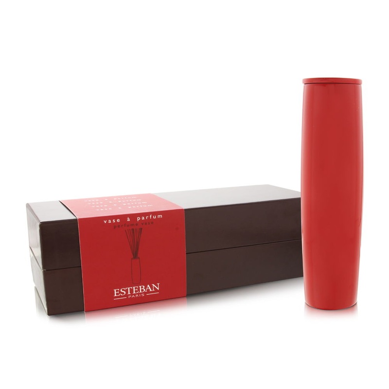Esteban Perfume Vase – Dark Red Gloss