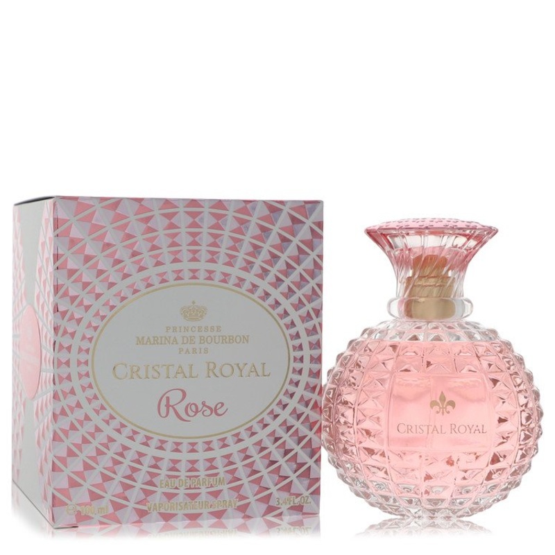 Marina De Bourbon Cristal Royal Rose by Marina De Bourbon For Women Eau De Parfum Spray 3.4 oz