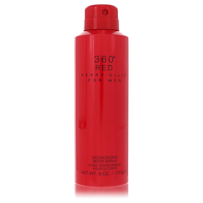 Perry Ellis 360 Red by Perry Ellis Body Spray 6.8 oz for Men – Premium Designer Fragrance
