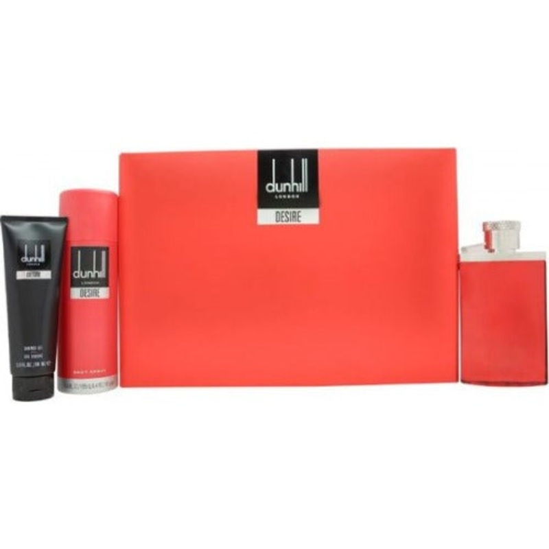 Desire Red 3 Piece Gift Set 3 Piece Gift Set With 3.4 Oz EDT