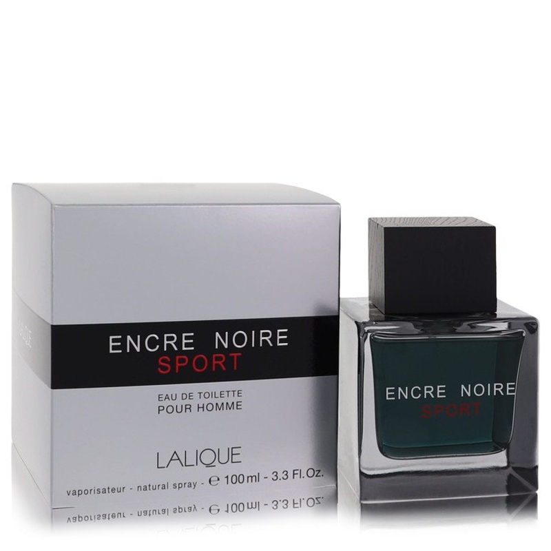 Encre Noire Sport by Lalique Eau De Toilette Spray 3.3 oz for Men – Premium Designer Fragrance
