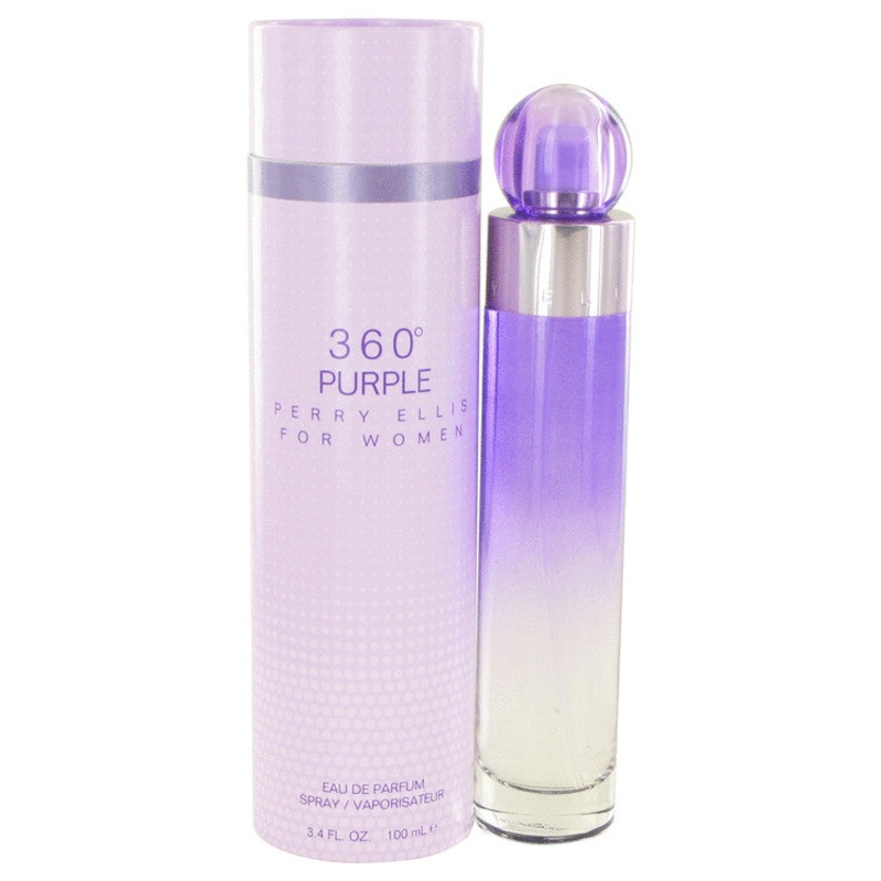 Perry Ellis 360 Purple by Perry Ellis For Women Eau De Parfum Spray 3.4 oz