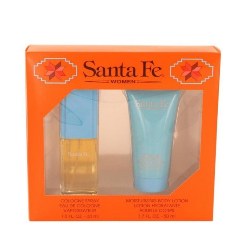 Santa Fe Gift Set by Aladdin Fragrances 2 Piece Gift Set: 1.0 Oz Eau De Cologne Spray + 1.7 Oz Moisturizing Body Lotion. For Women