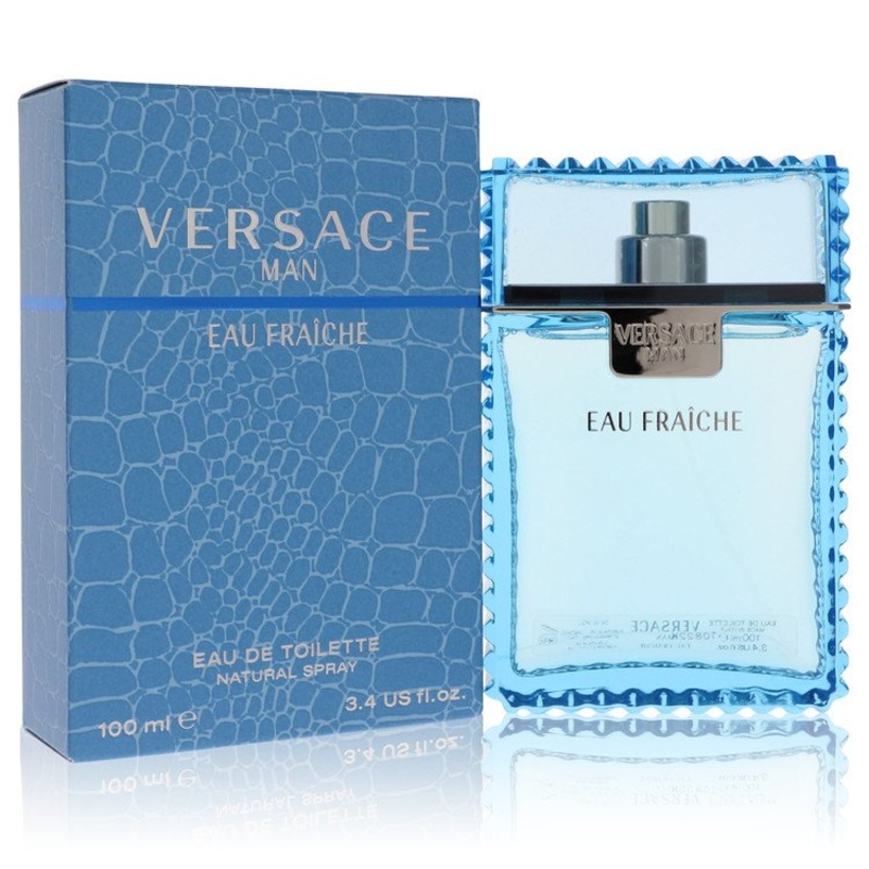 Versace Eau Fraiche M 3.4 Oz Eau De Toilette Spray By Versace For Men