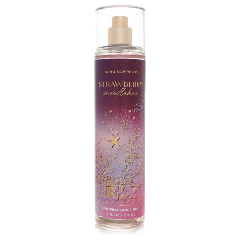 Bath & Body Works Strawberry Snowflakes by Bath & Body Works Fine Fragrance Mist 8 oz for Women – Premium Designer Fragrance