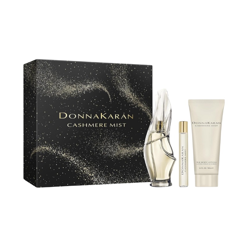 Cashmere Mist 3-Piece Gift Set 3.4 oz EDP + 3.4 oz Lotion + 15ml EDP