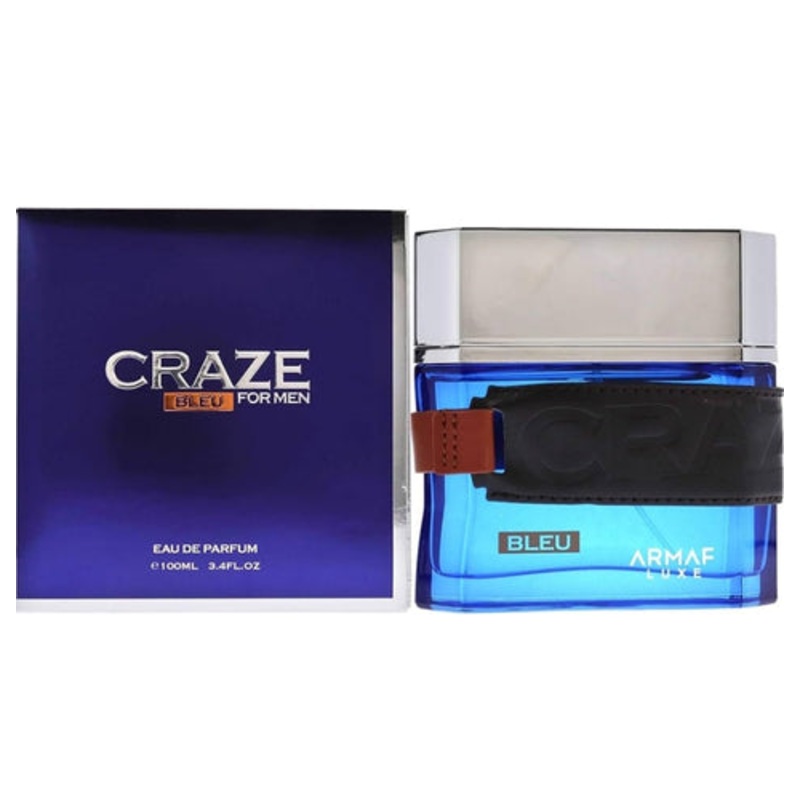 Craze Bleu Eau de Parfum For Men 3.4 oz / 100 ml