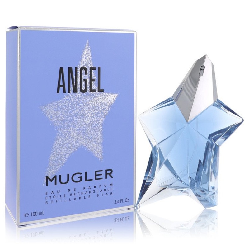 Thierry Mugler Angel Rechargable EDP Spray 3.4 Oz Perfume by Thierry Mugler for Women