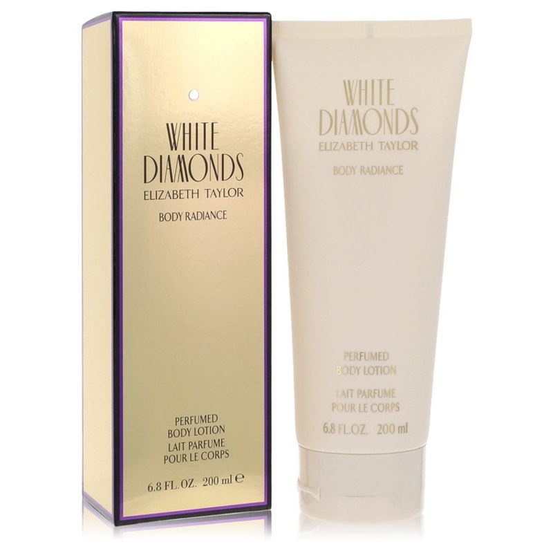 White Diamonds By Elizabeth Taylor Perfume 6.8 Oz Perfumed Body Lotion For Women – Box