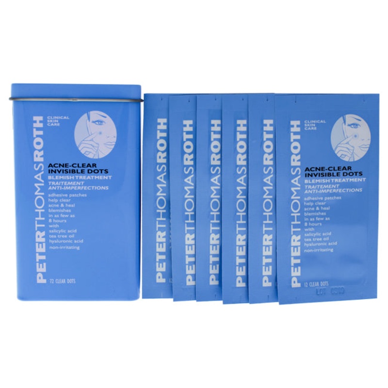 Acne-Clear Invisible Dots by Peter Thomas Roth for Unisex – 72 Clear Dots Acne-Care 72 Clear Dots