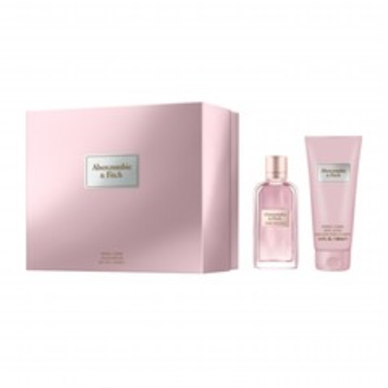 First Instinct Gift Set by Abercrombie & Fitch 2 Piece Gift Set: 3.4 oz Eau de Parfum Spray + 6.7 oz Body Lotion for Women