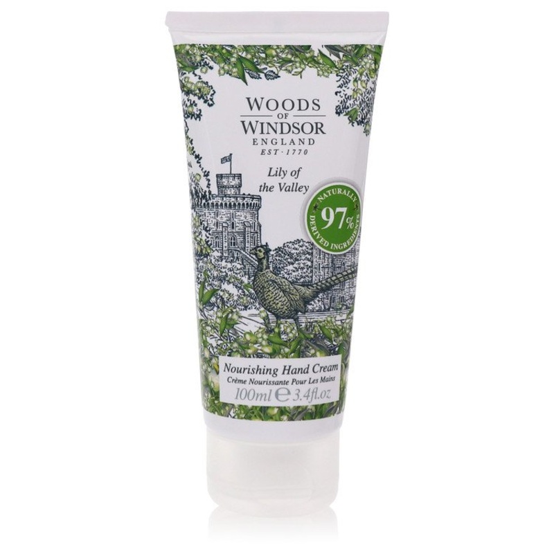 Lily of the Valley (Woods of Windsor) by Woods of Windsor Nourishing Hand Cream 3.4 oz for Women – Premium Designer Fragrance