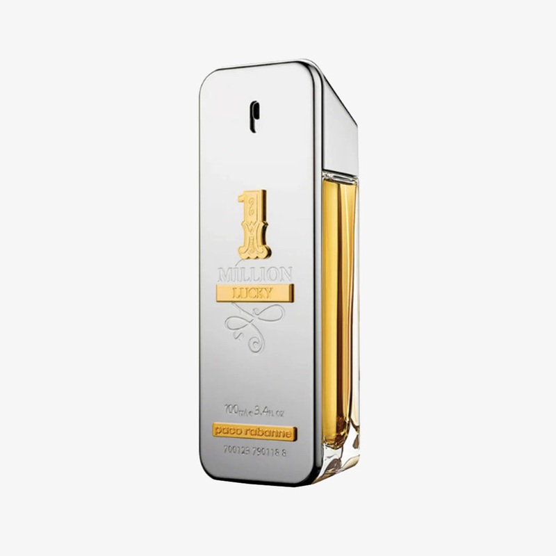 1 Million Lucky for Men by Paco Rabanne Eau de Toilette Spray 3.4 oz