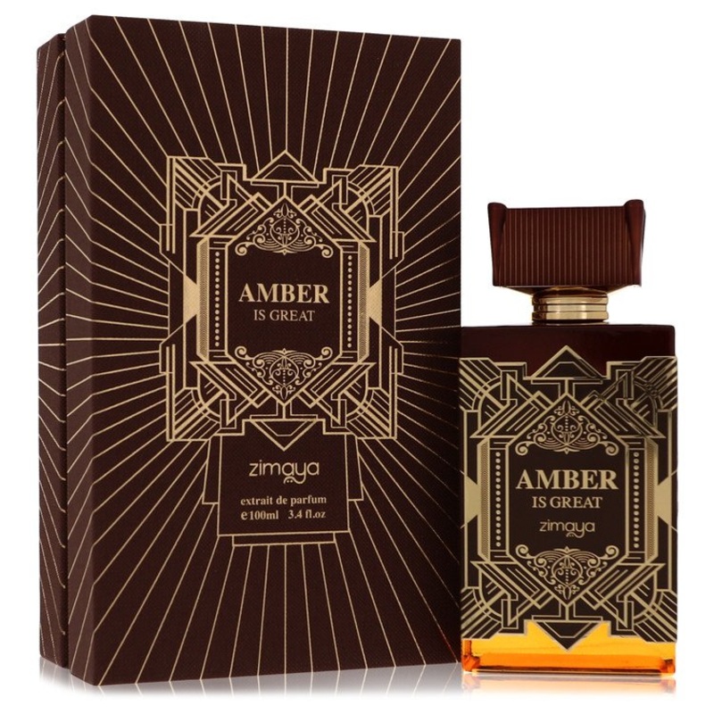 Afnan Amber is Great by Afnan Extrait De Parfum (Unisex) 3.4 oz for Men – Premium Designer Fragrance