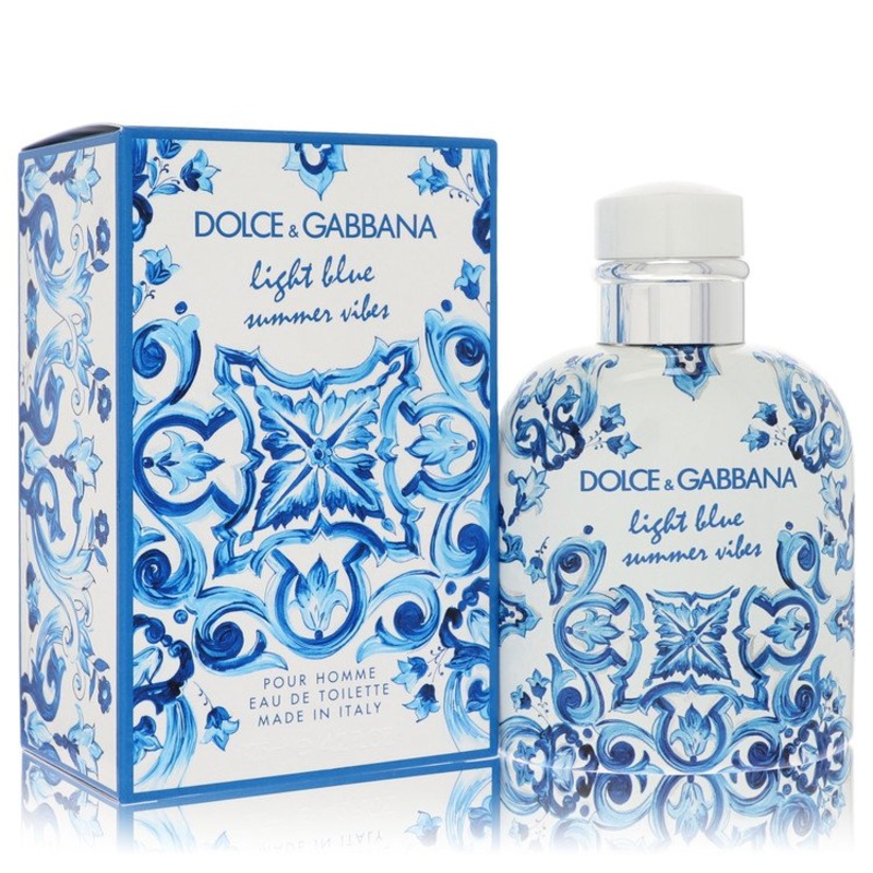 Dg Light Blue Summer Vibes Eau De Toilette Spray 4.2 Oz by Dolce & Gabbana for Men