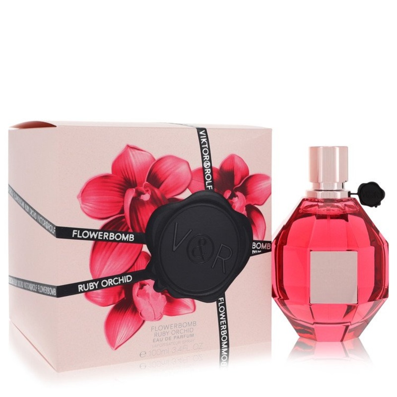 Flowerbomb Ruby Orchid by Viktor & Rolf Eau De Parfum Spray 3.4 oz for Women – Premium Designer Fragrance