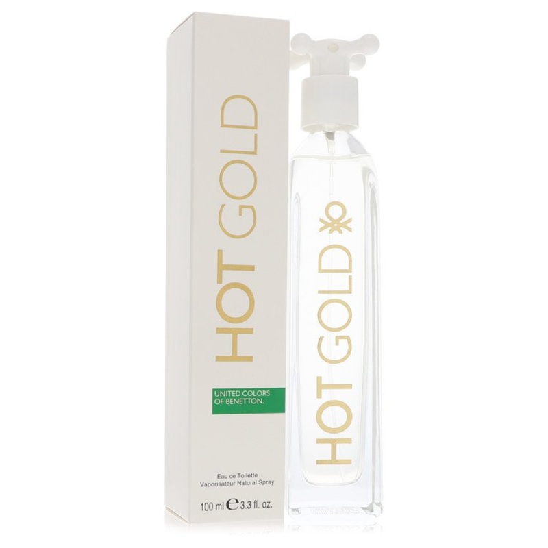 Hot Gold by Benetton For Women Eau De Toilette Spray 3.3 oz
