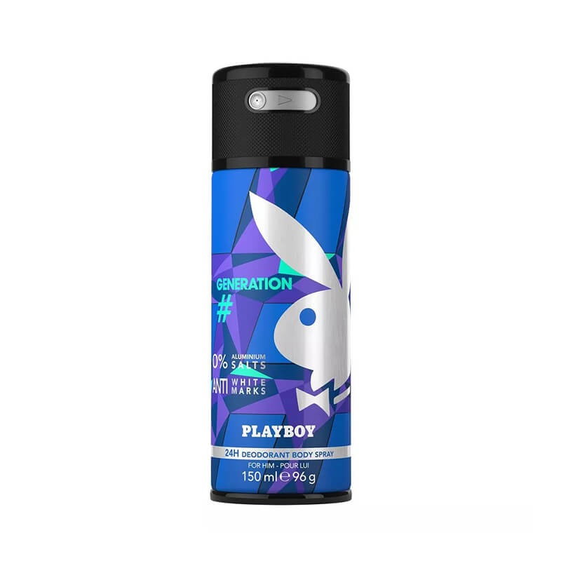 Playboy Generation 24H Deodorant Body Spray 150ml (M) SP