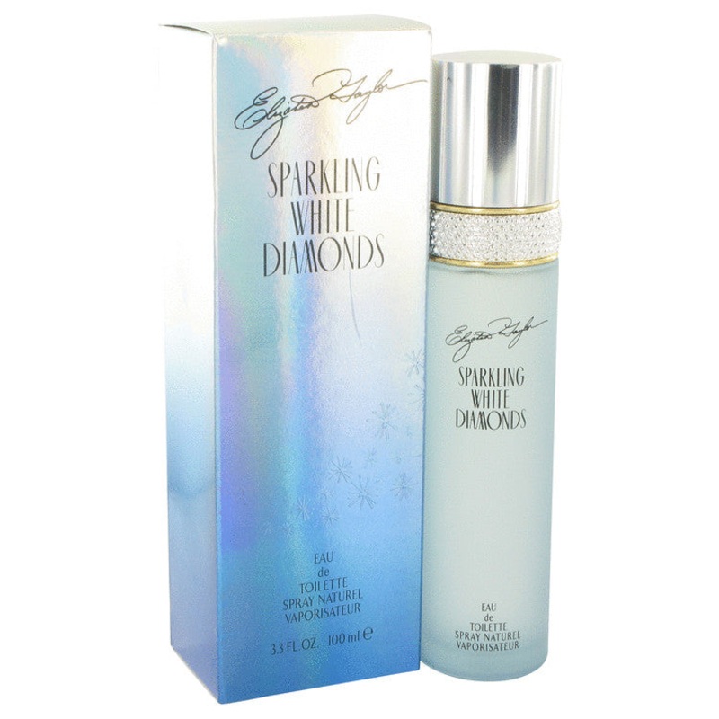 Sparkling White Diamonds by Elizabeth Taylor For Women Eau De Toilette Spray 3.3 oz