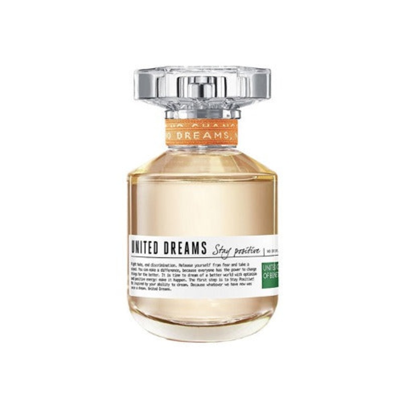 United Colors of Benetton United Dreams Stay Positive Eau De Toilette For Women 80ml