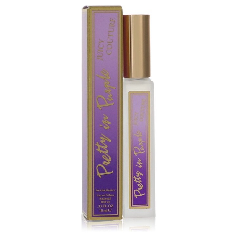 Juicy Couture Pretty In Purple by Juicy Couture For Women Mini EDT Rollerball  .33 oz