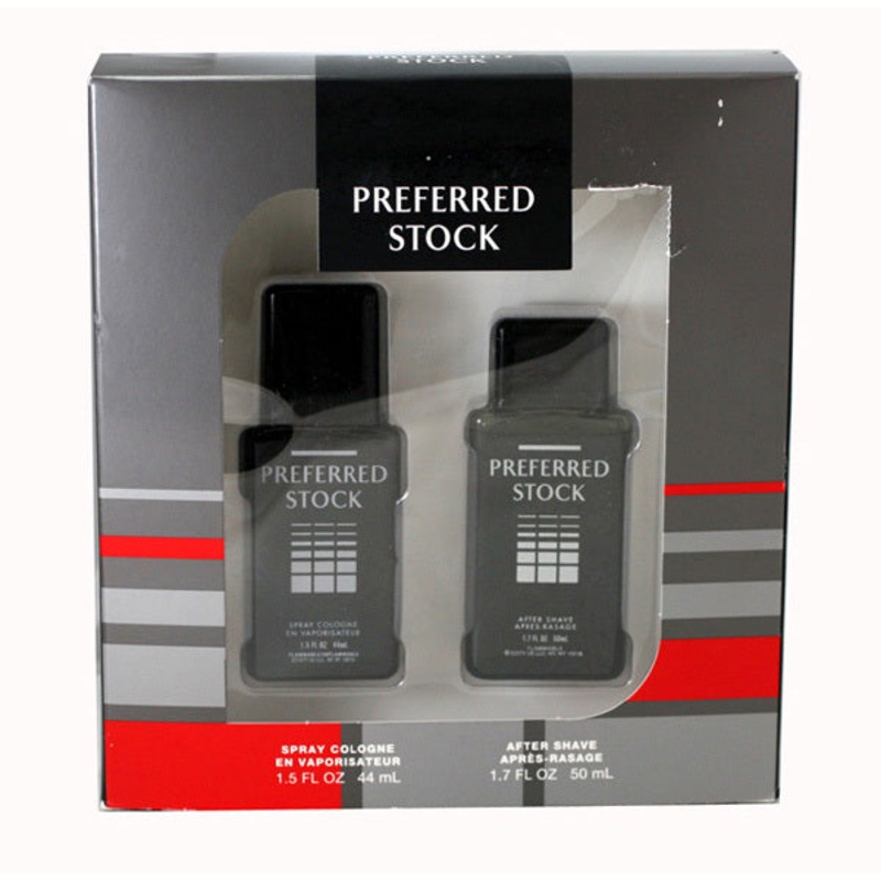 Preferred Stock Gift Set by Coty 2 Piece Gift Set: 1.7 Oz Eau De Cologne Spray 2 Pieces. For Men