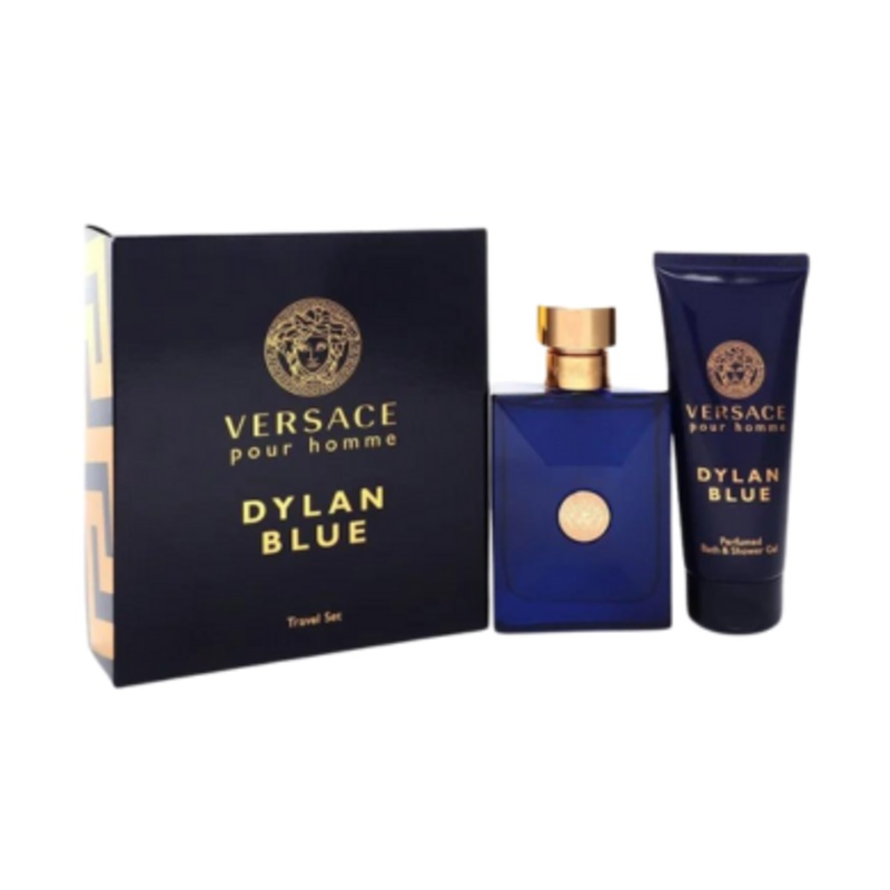 Versace Pour Homme Dylan Blue by Versace – Men Gift Set Gift Set — 3.4 oz Eau de Toilette Spray + 3.4 oz Shower Gel