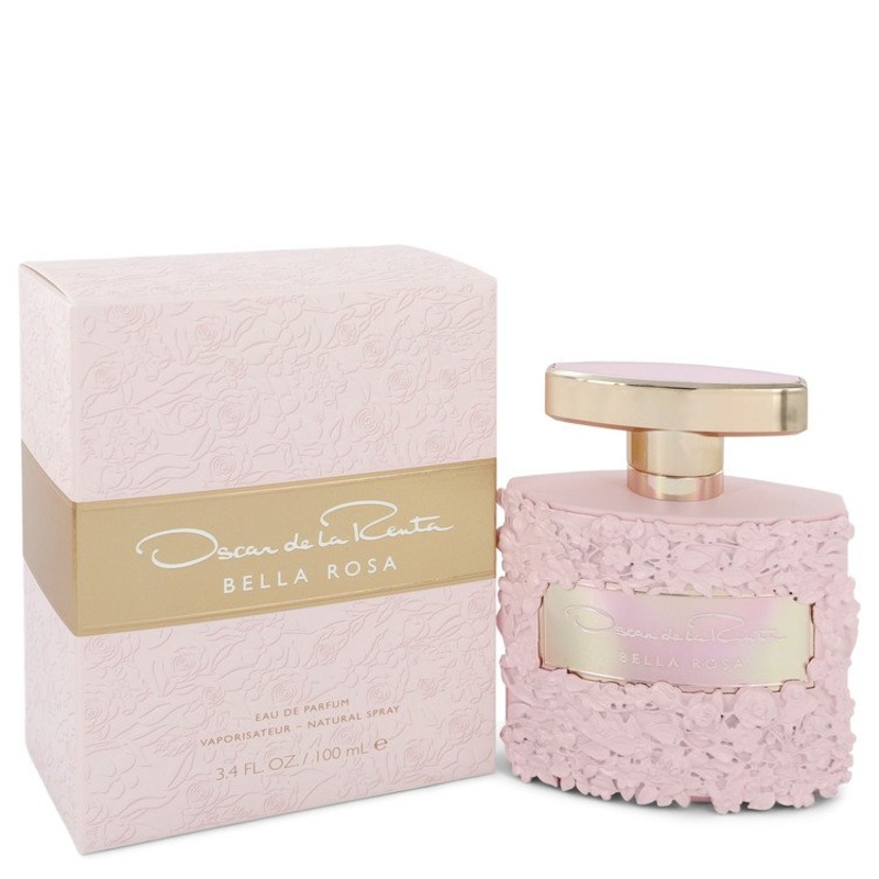 Bella Rosa by Oscar De La Renta For Women Eau De Parfum Spray 3.4 oz