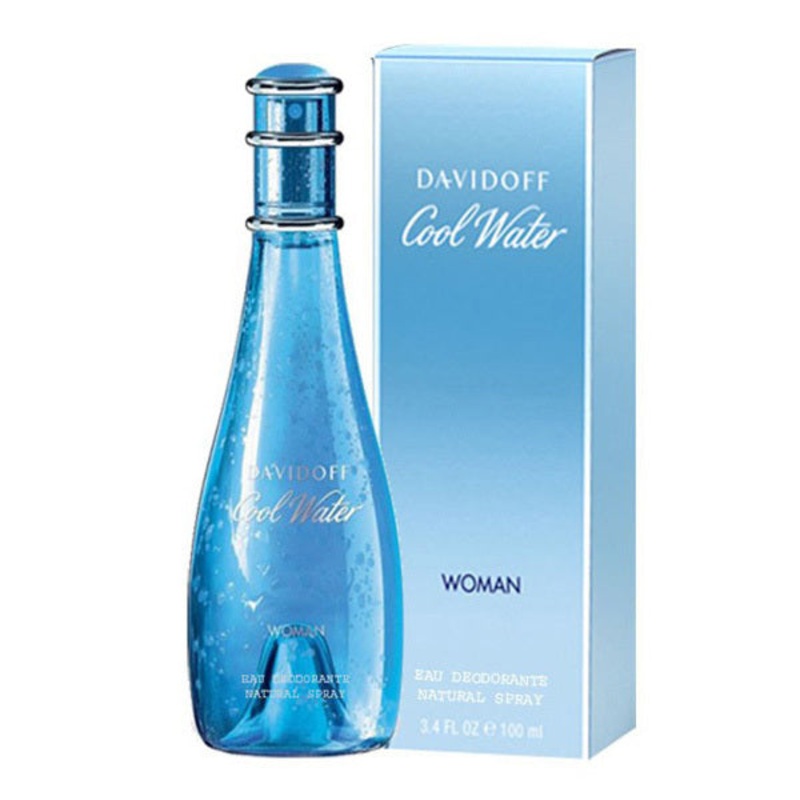 Cool Water Deodorant by Davidoff for wooman 3.4 Oz. Deodorant For Women Spray
