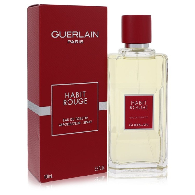 Habit Rouge by Guerlain Cologne / Eau De Toilette Spray 3.4 oz for Men – Premium Designer Fragrance