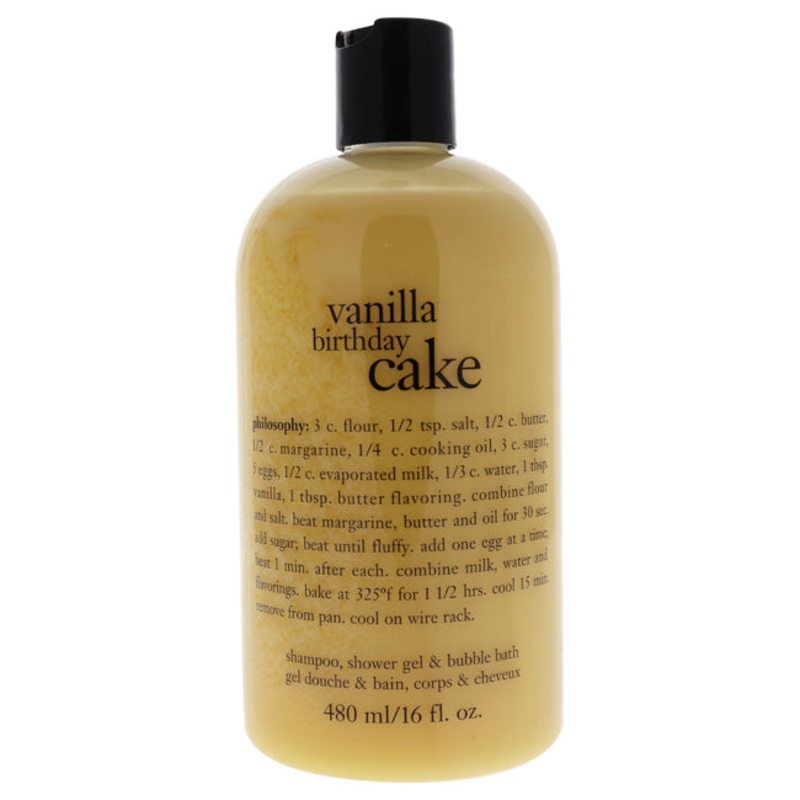 Vanilla Birthday Cake 16  oz.