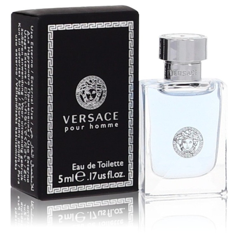 Versace Pour Homme by Versace Mini EDT .17 oz for Men – Premium Designer Fragrance