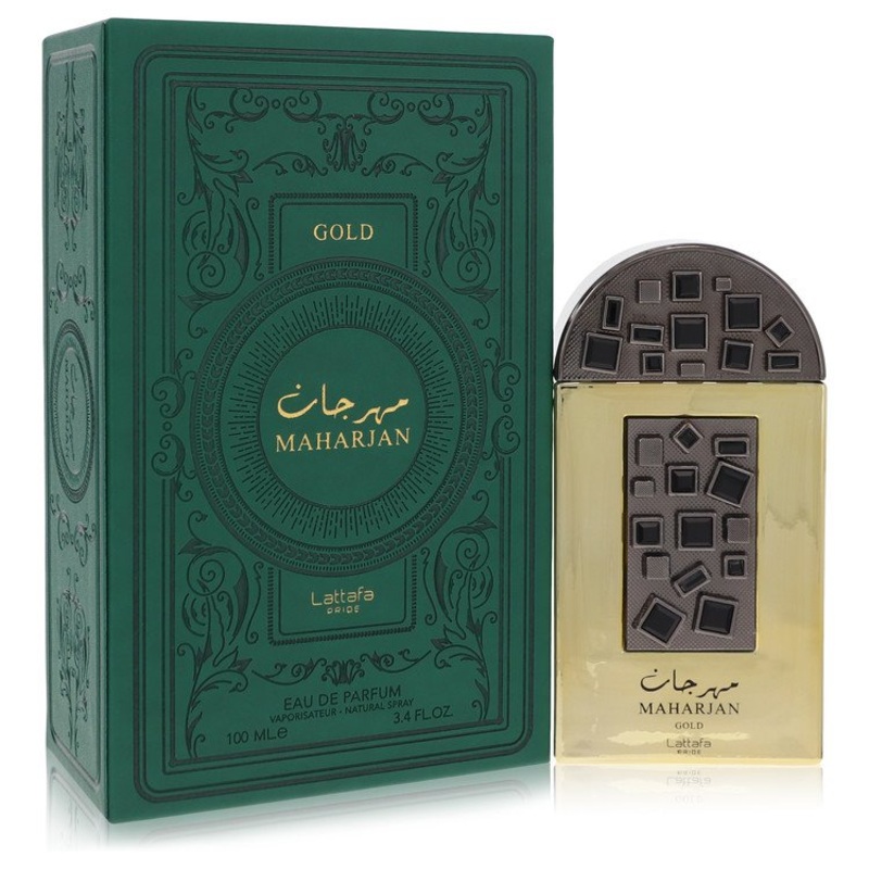 Lattafa Pride Maharjan Gold by Lattafa For Men Eau De Parfum Spray (Unisex) 3.4 oz