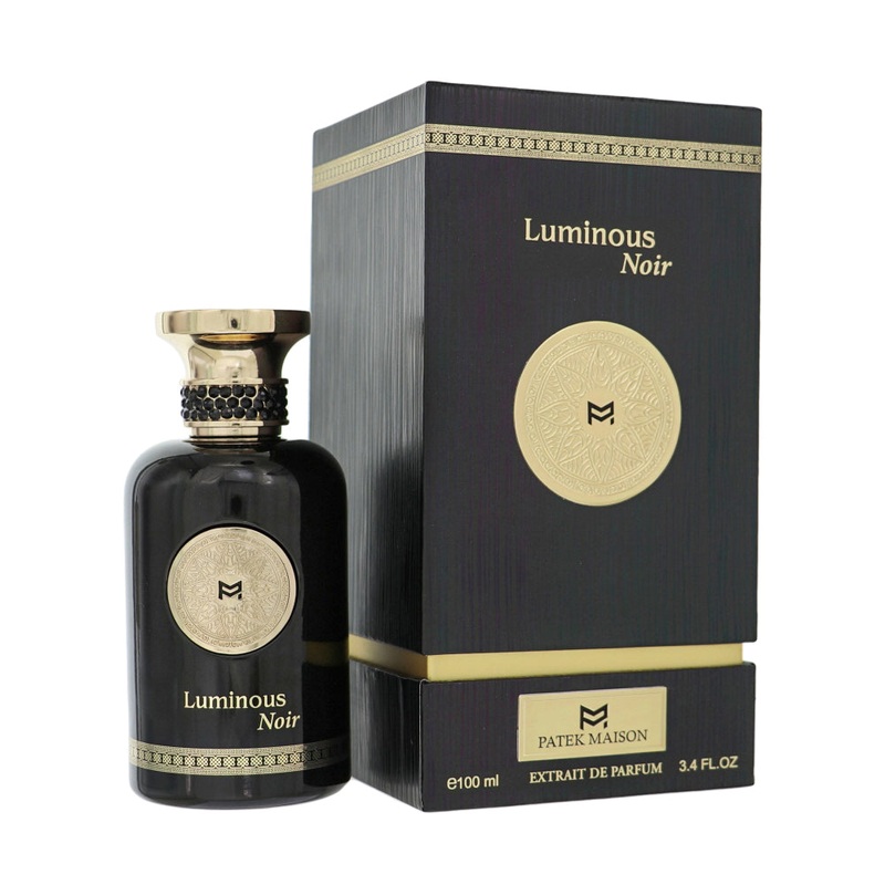 Luminous Noir By Patek Maison Cologne 3.4 Oz Extrait De Parfum Spray For Men – Box