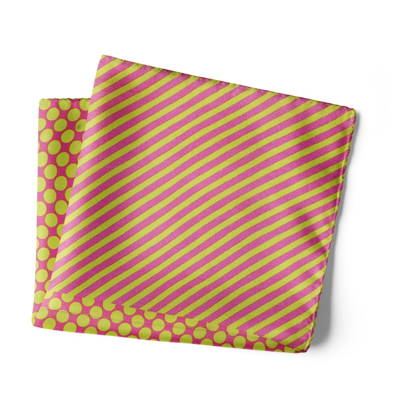 Chokore Printed Pure Silk Pocket Square 13.513.5
