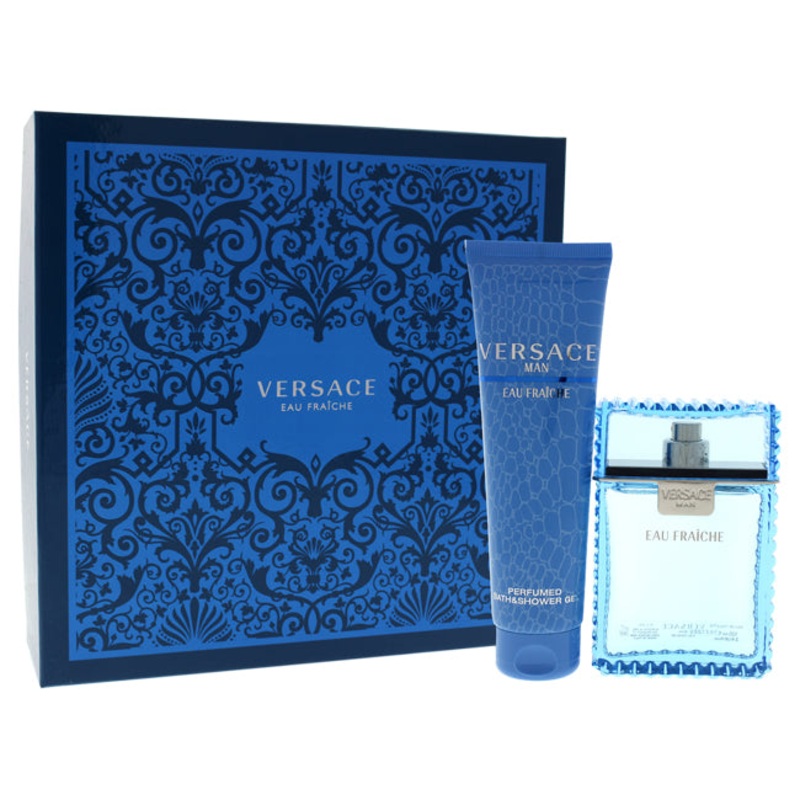 Versace Man Eau Fraiche by Versace for Men – 2 Pc Gift Set 3.4 oz.